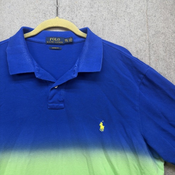Ralph Lauren Other - Polo Ralph Lauren Colorblock Polo Shirt Pink Green Blue 90s Retro Men's XXL